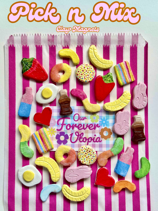 Pick n Mix Magnets CHOOSE FROM 12 Designs