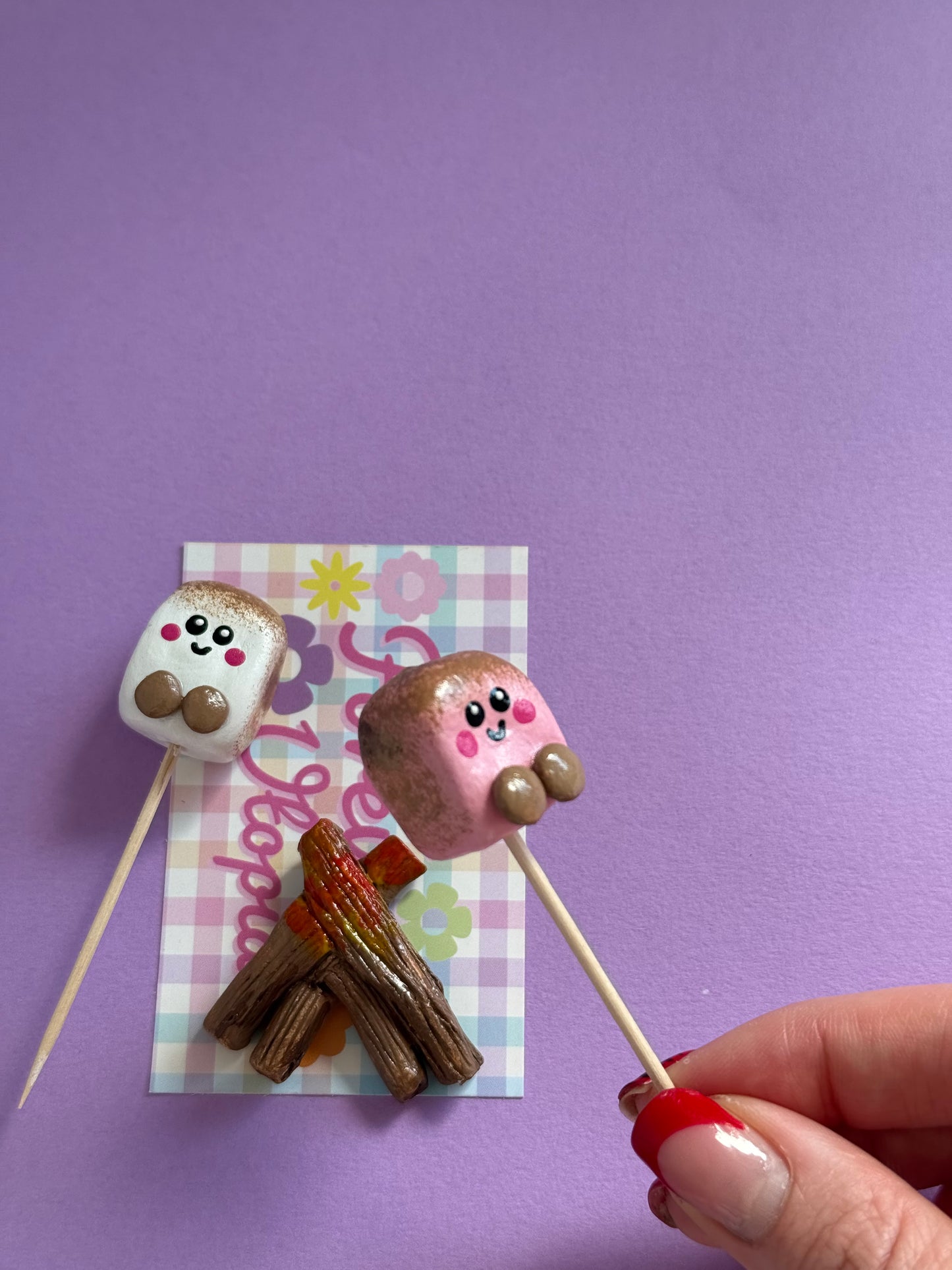 Toasted Marshmallows Magnet Set