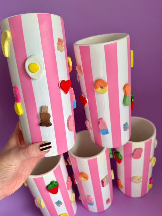 PRE ORDER Pick n Mix Sweets Ceramic Vase
