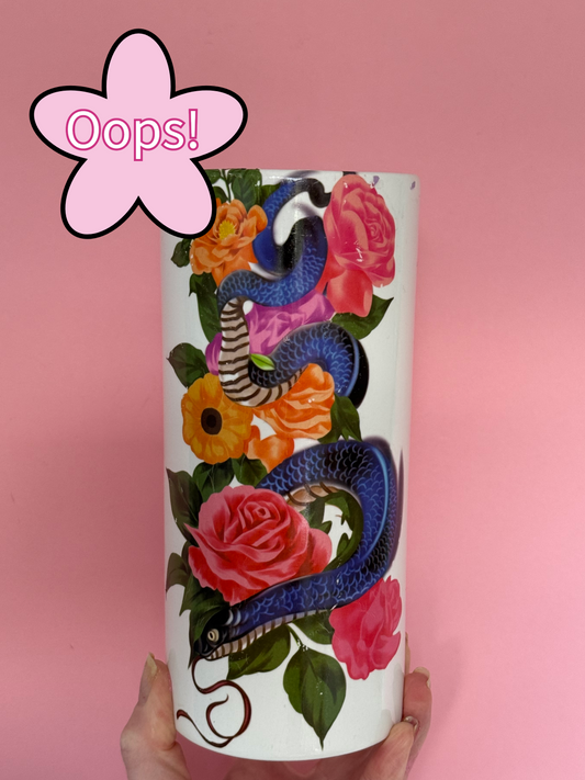 Seconds Floral Snake Vase