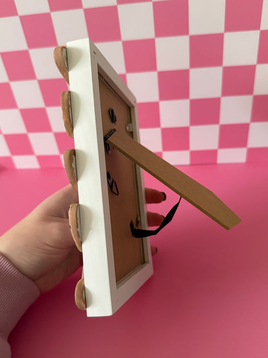 Leopard Print Heart Photo Frame