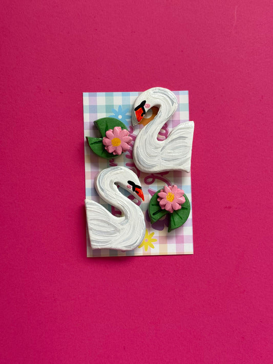 Swan Lake Magnet Set