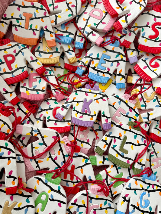 Personalised Name Christmas Jumper Bauble Tree Decoration MORE COLOURS