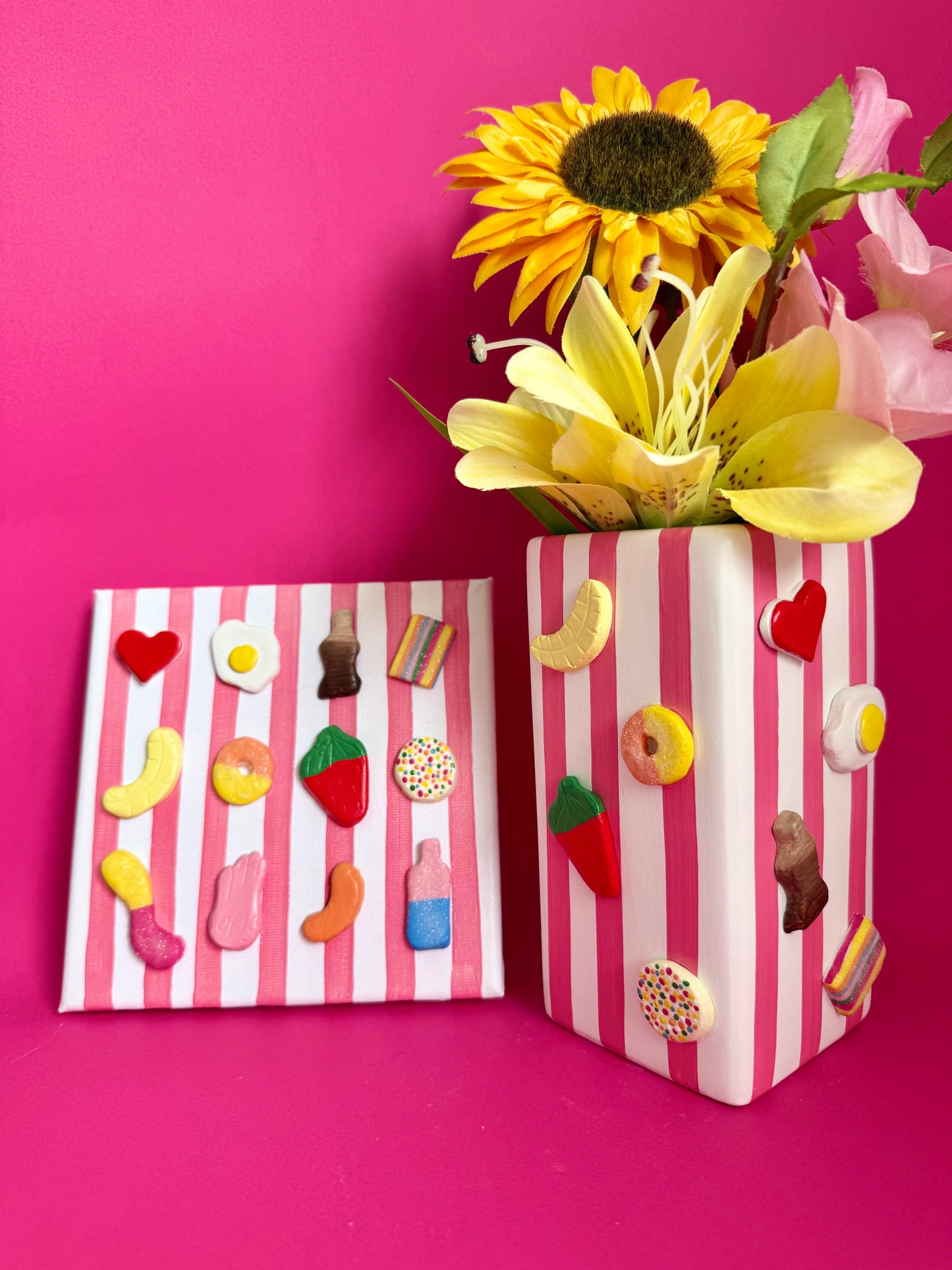 PRE ORDER Pick & Mix Sweets Vase Sqaure