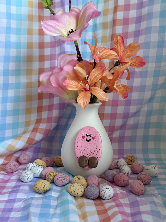 Pink Mini Egg BUDdy Vase