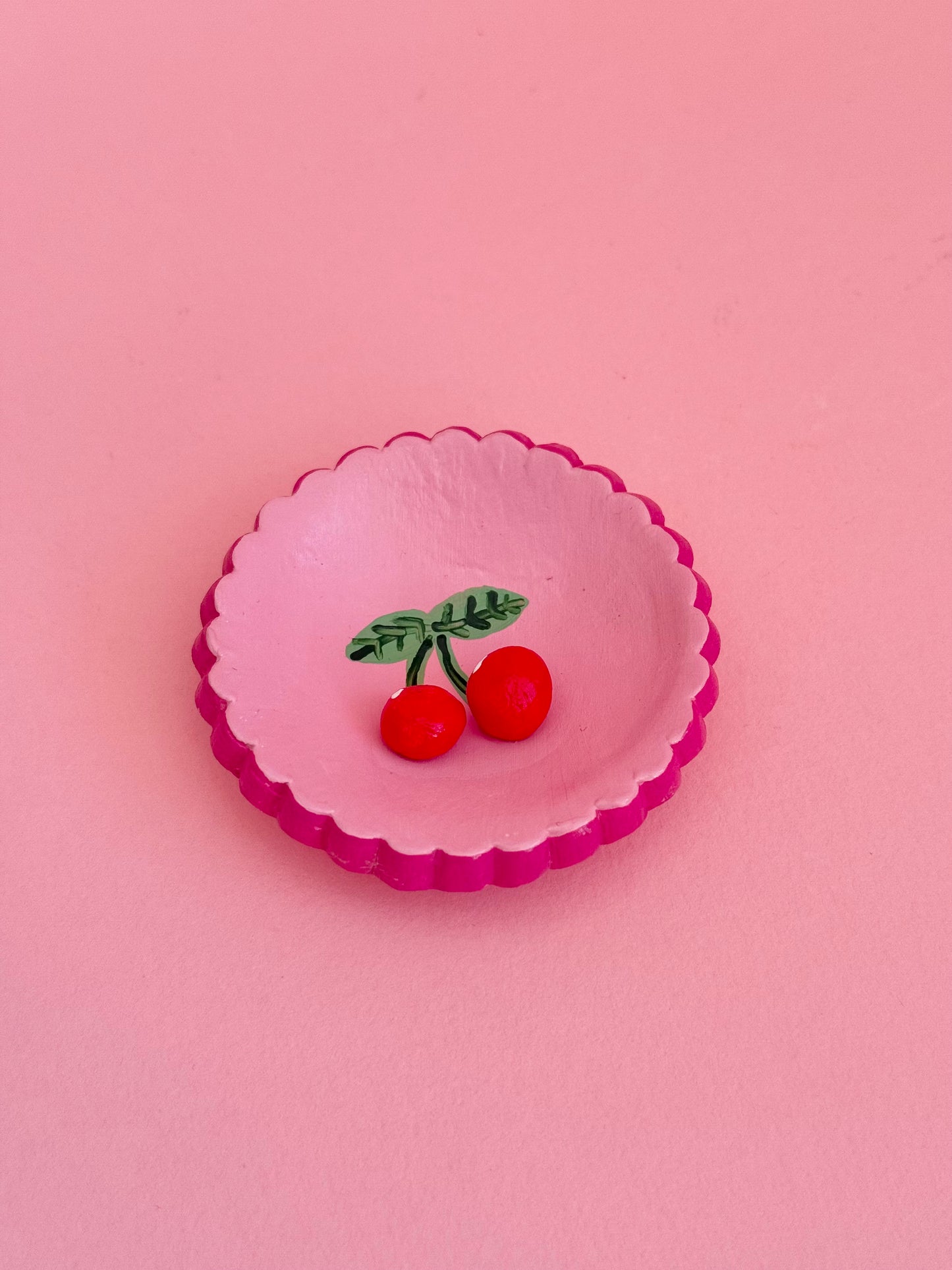 Cherry Ring Dish Handmade