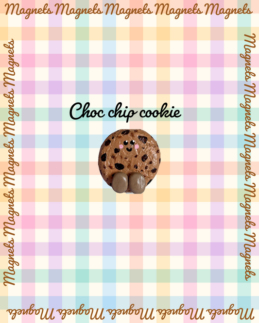 Magnets | Choc Chip Cookie, Egg on Toast, Hot Cross Bun, Croissant