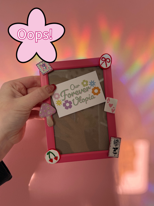 Seconds Pink Photo Frame