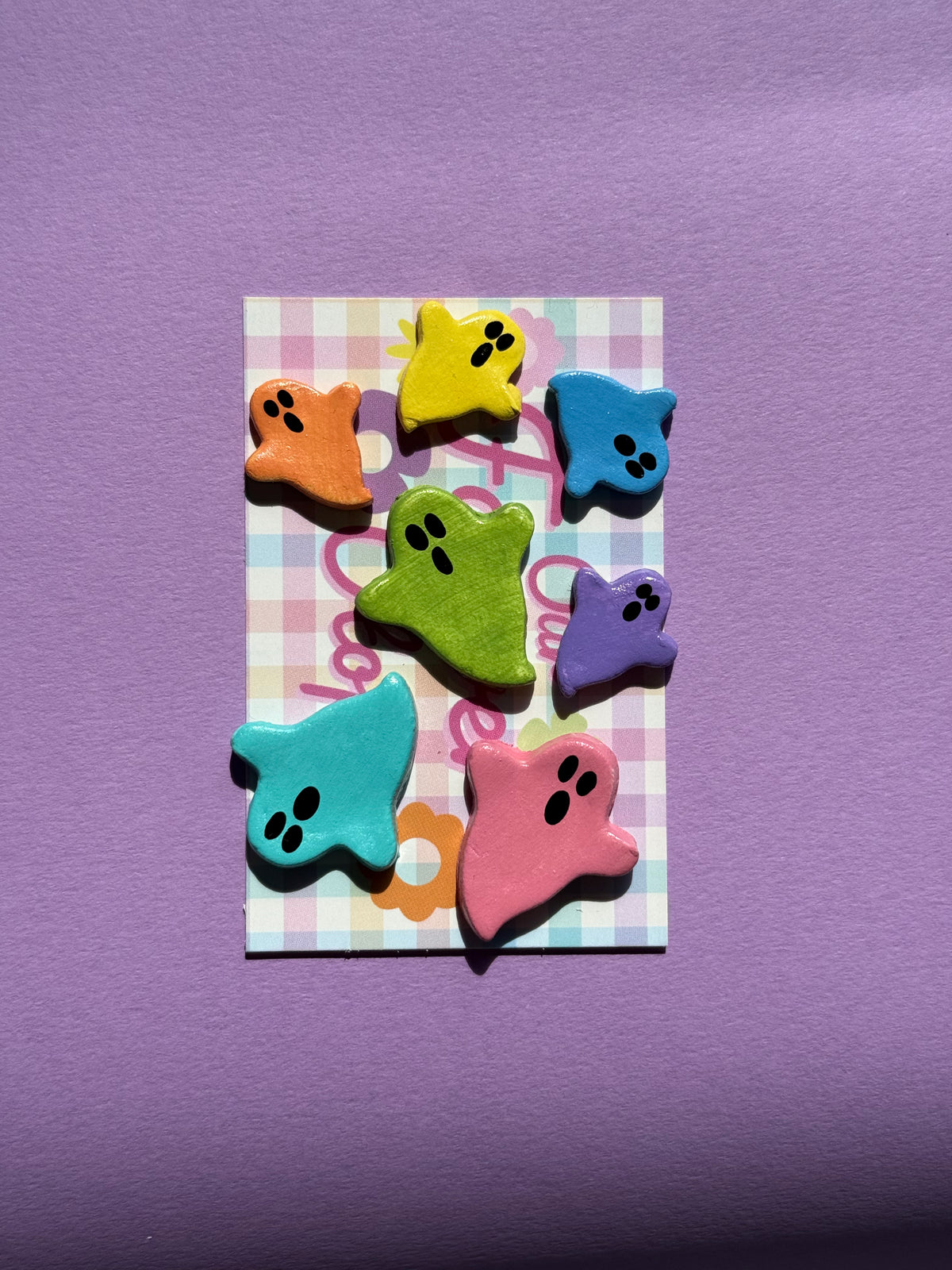 Rainbow Ghosts Magnet Set