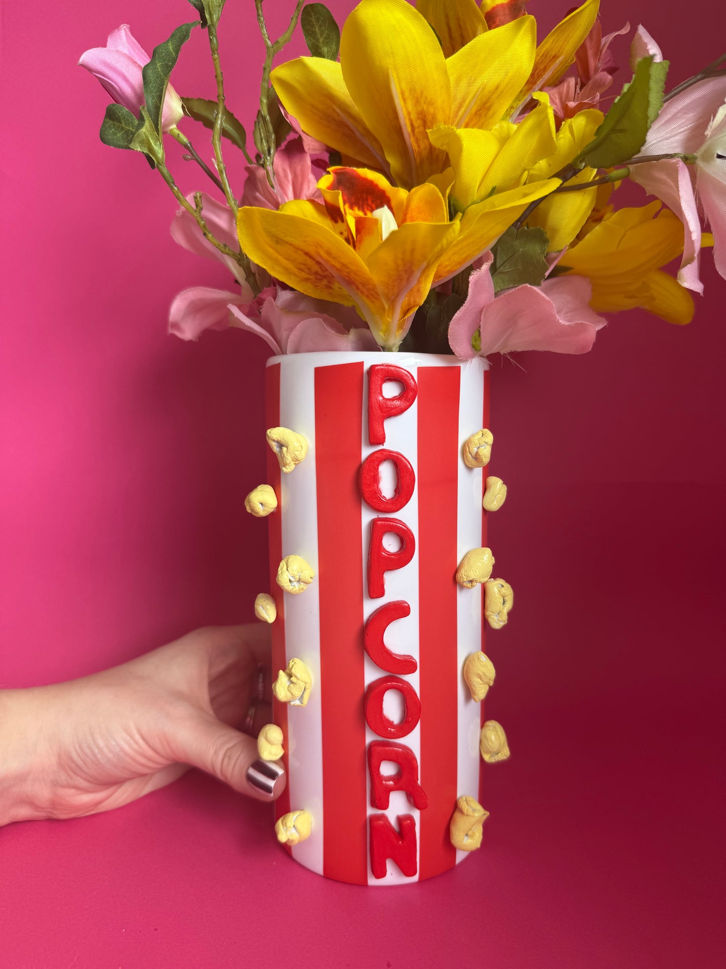 Popcorn Ceramic Vase