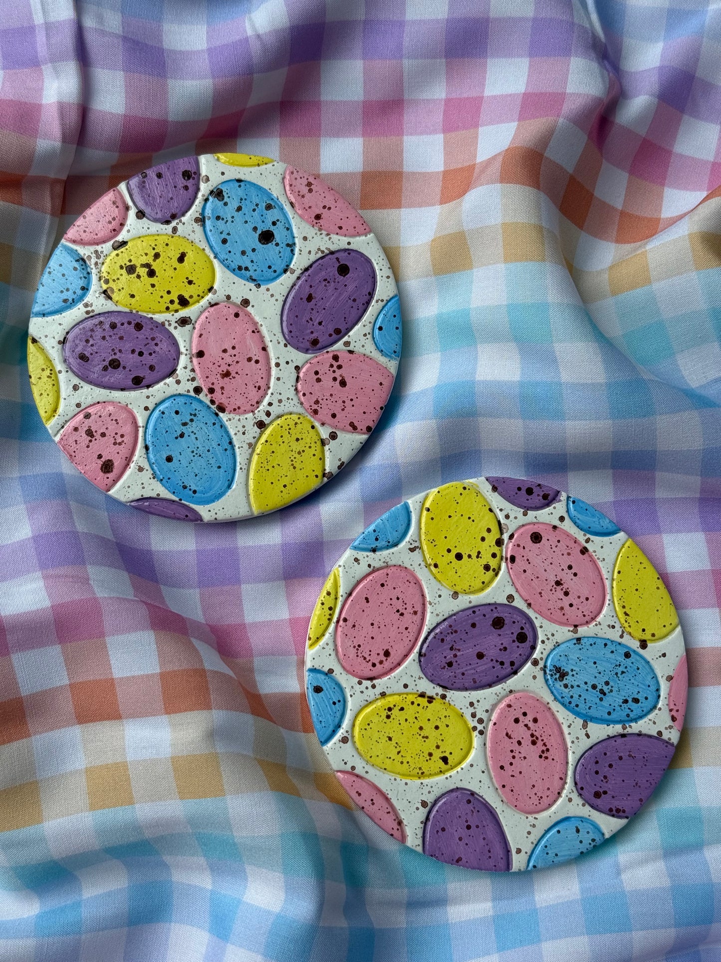 Mini Eggs Coaster Set of 2