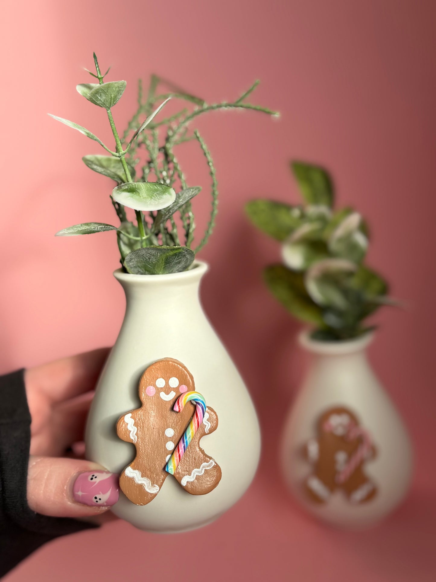 Gingerbread Mini Bud Ceramic Vase