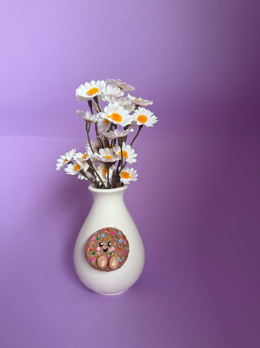 Rainbow Cookie Bud Vase
