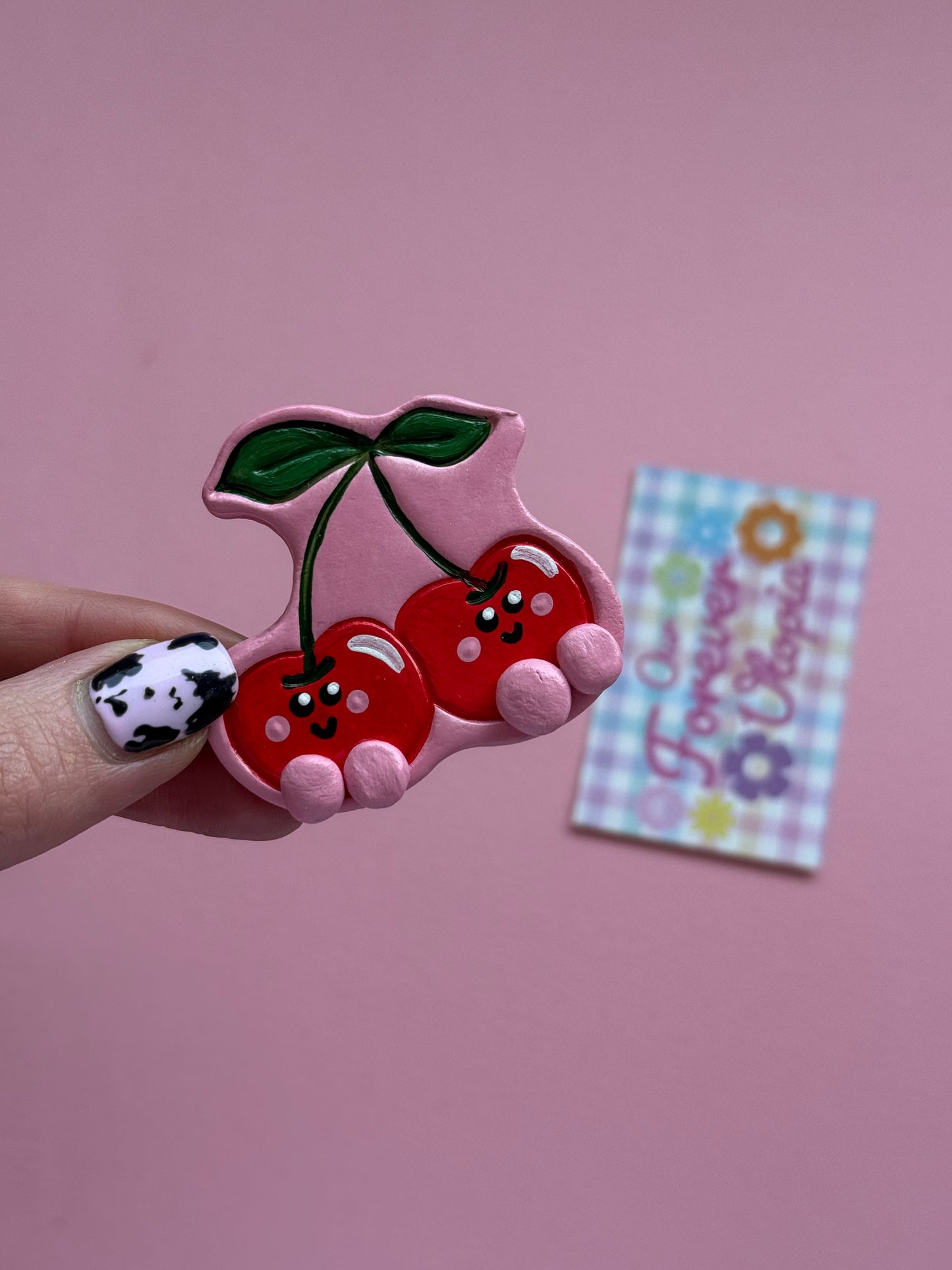 Twin Cherries Magnet