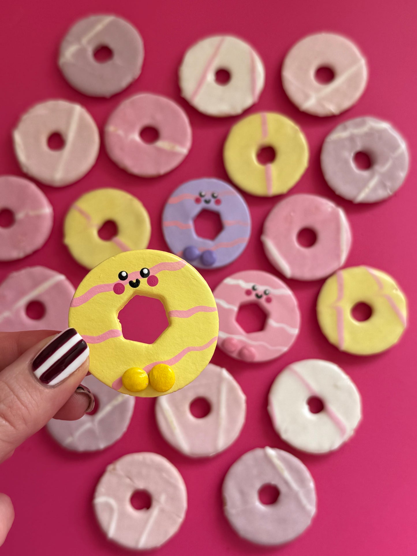 Set of 3 Iced Ring Magnets