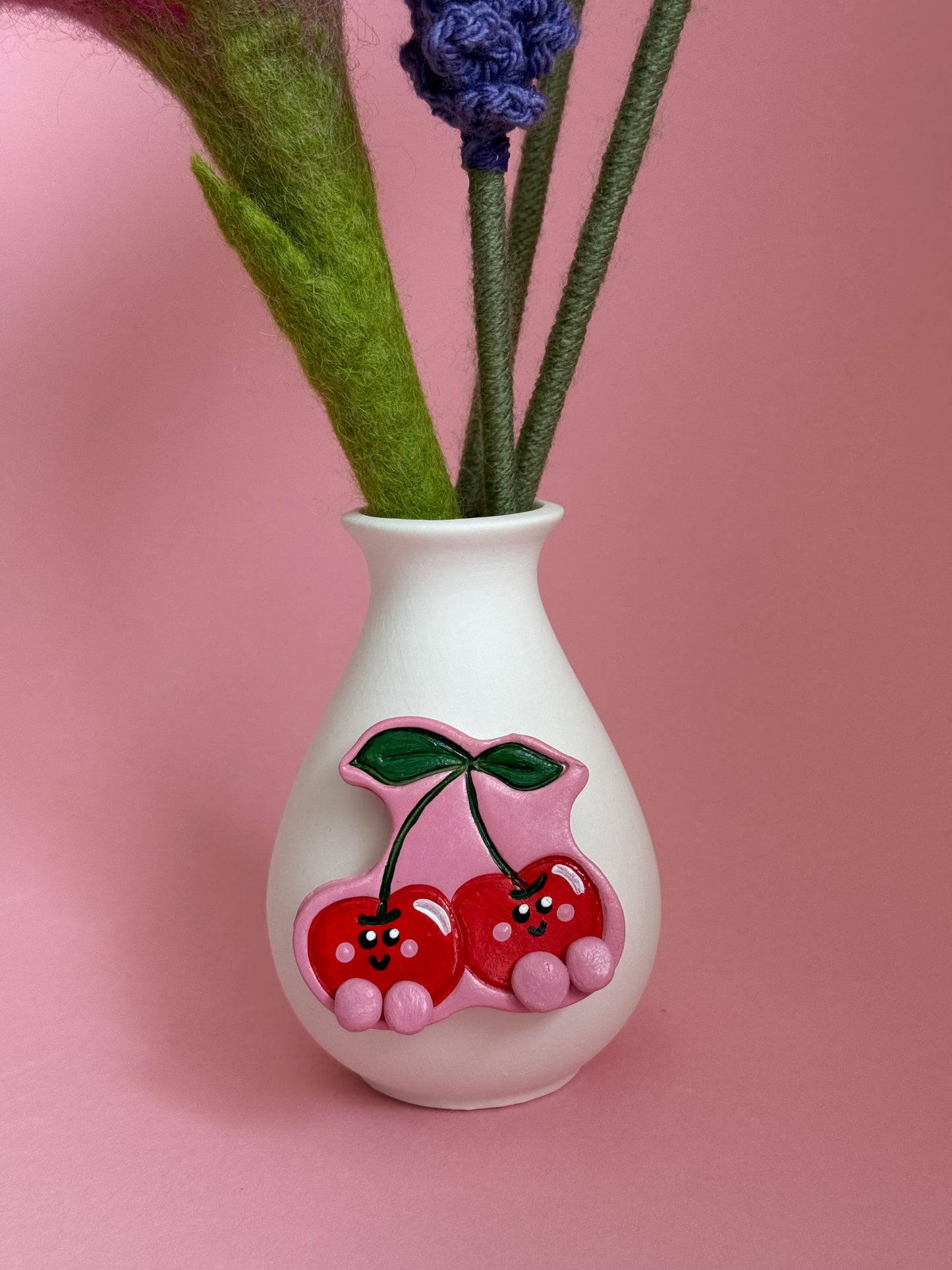 Twin Cherries BUDdy Vase
