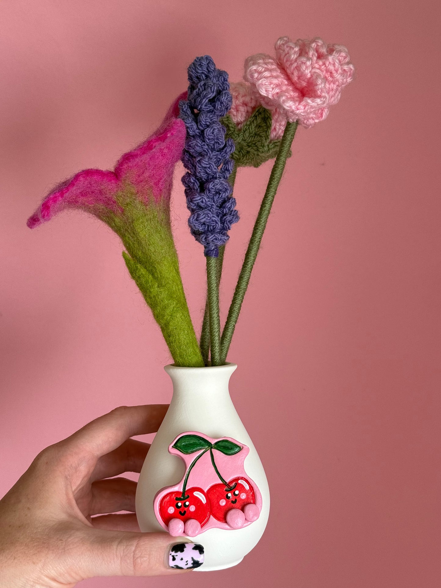Twin Cherries BUDdy Vase