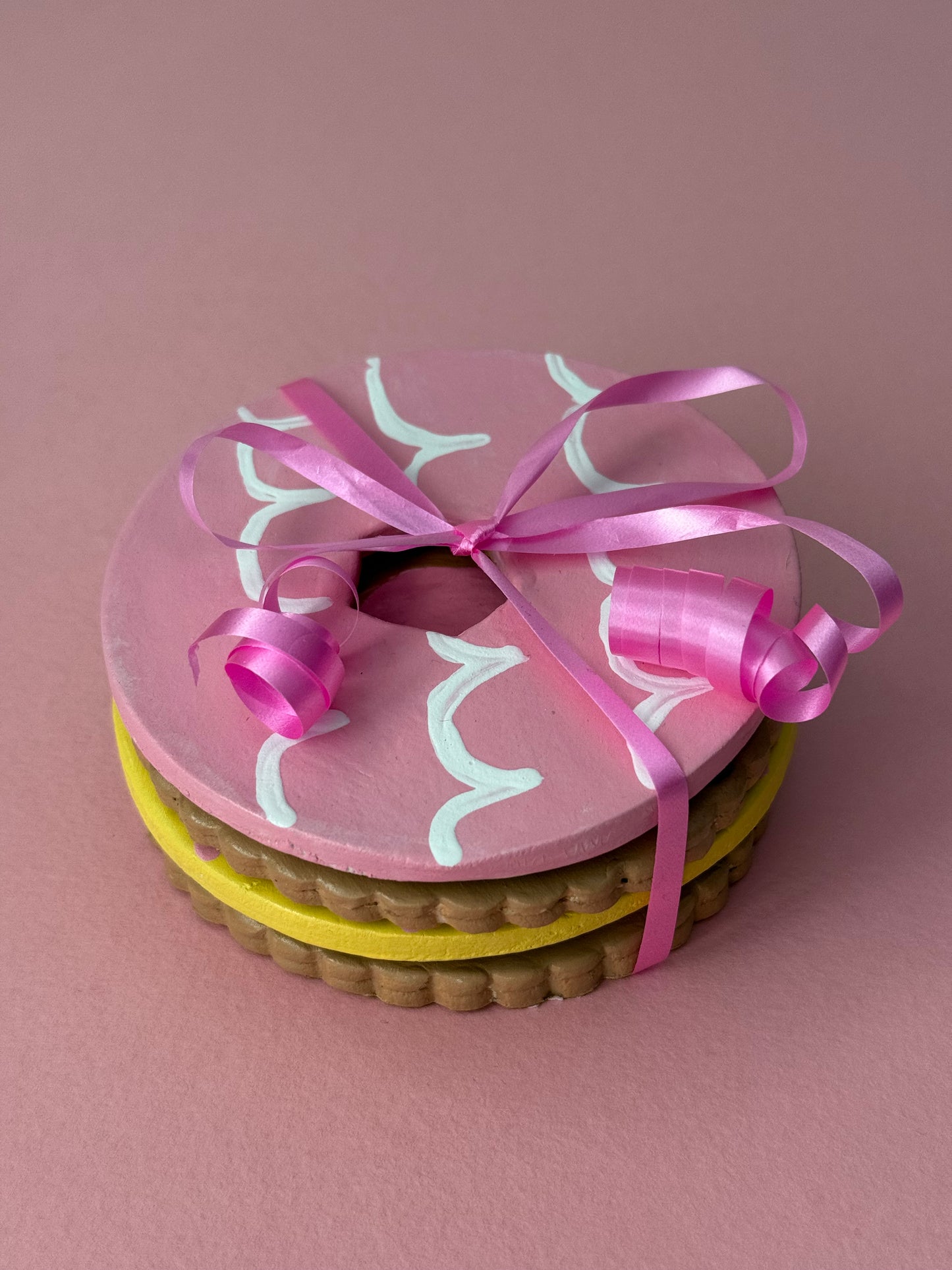 MADE TO ORDER Biscuit Coaster Handmade