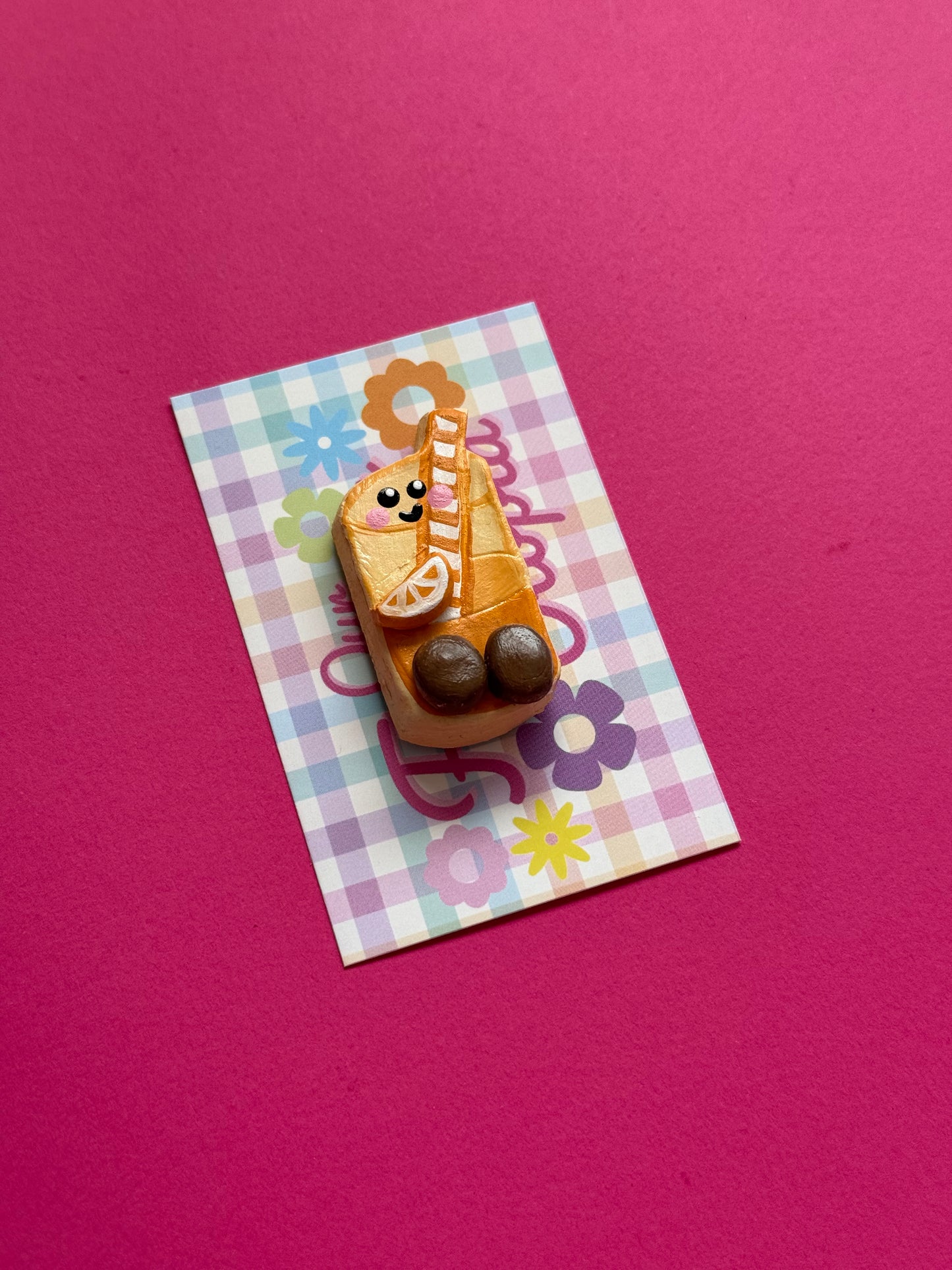 Orange Juice Magnet