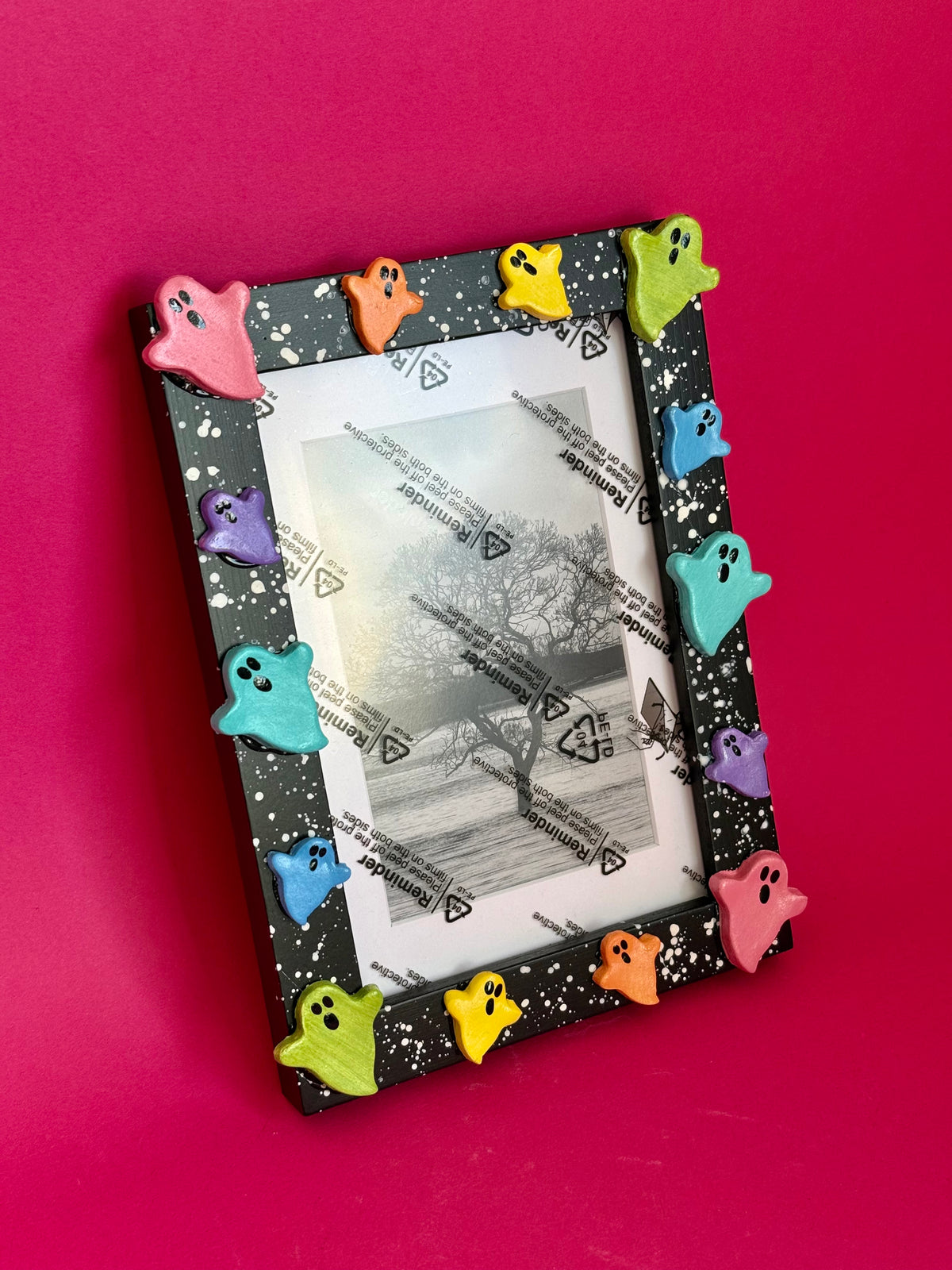Rainbow Ghost Photo Frame