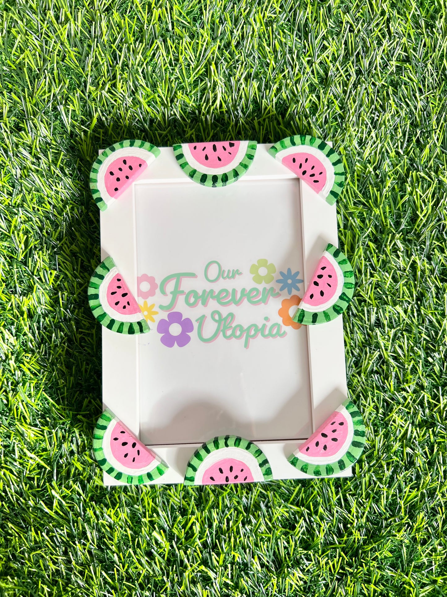 Watermelon Photo Frame Fruit Colourful Quirky Gift Home Decor Best Friend