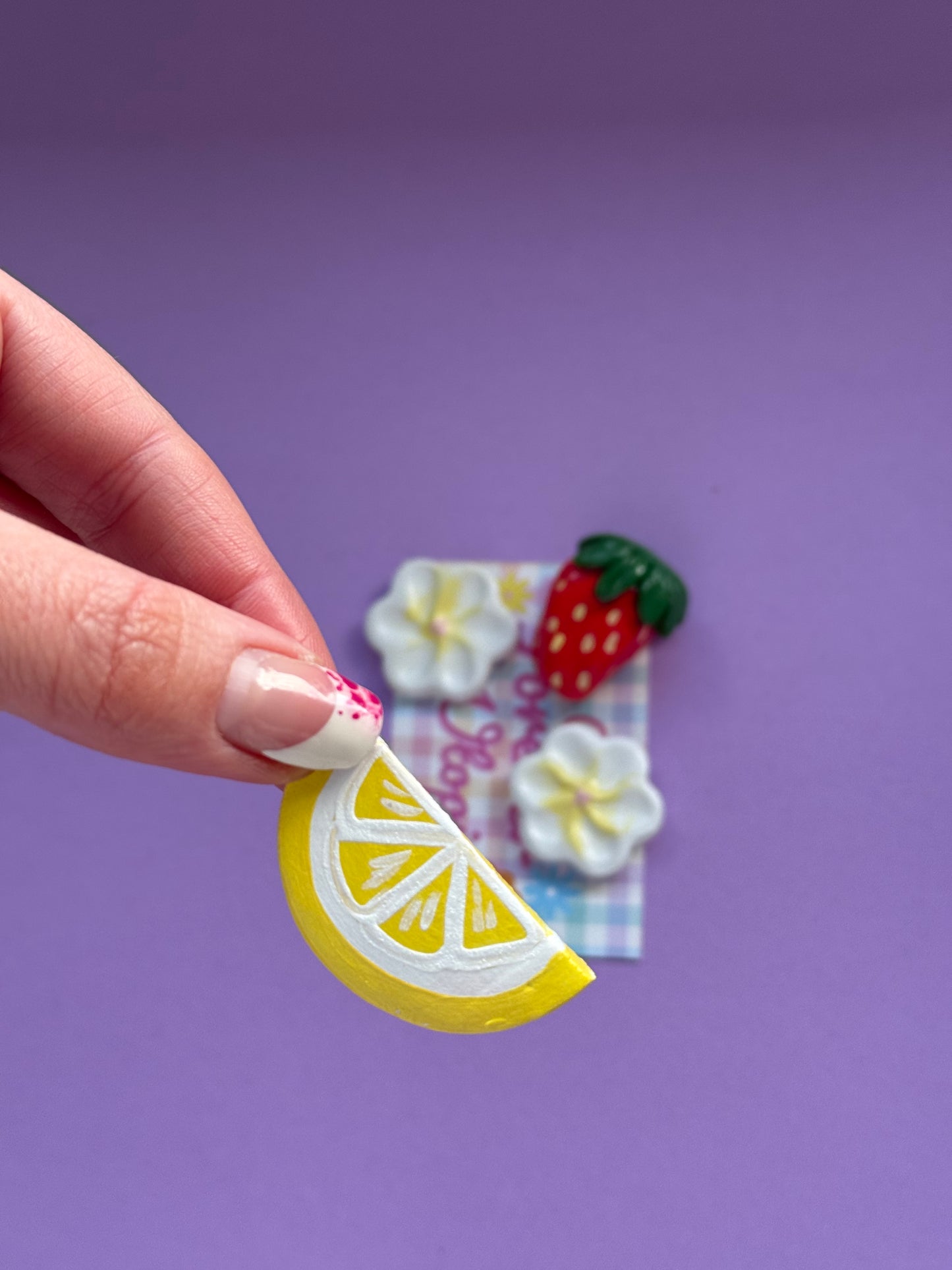 Strawberry Lemonade Magnet Set