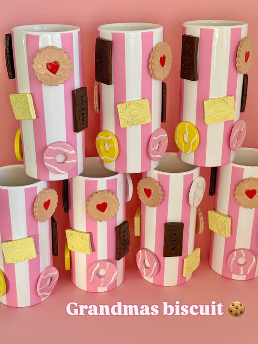 Grandmas Biscuits Ceramic Vase