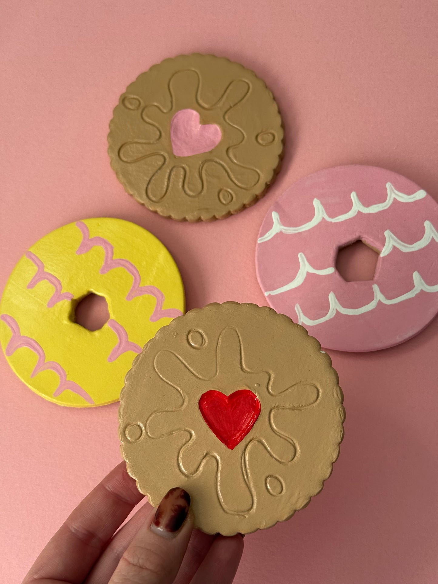 MADE TO ORDER Biscuit Coaster Handmade