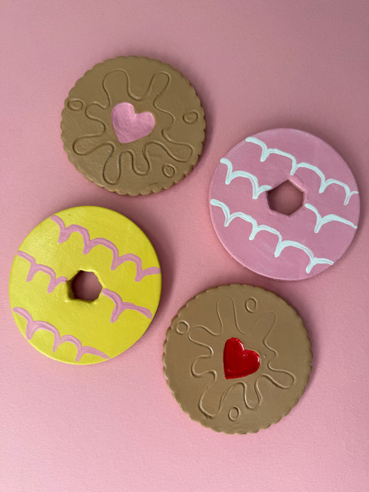 MADE TO ORDER Biscuit Coaster Handmade