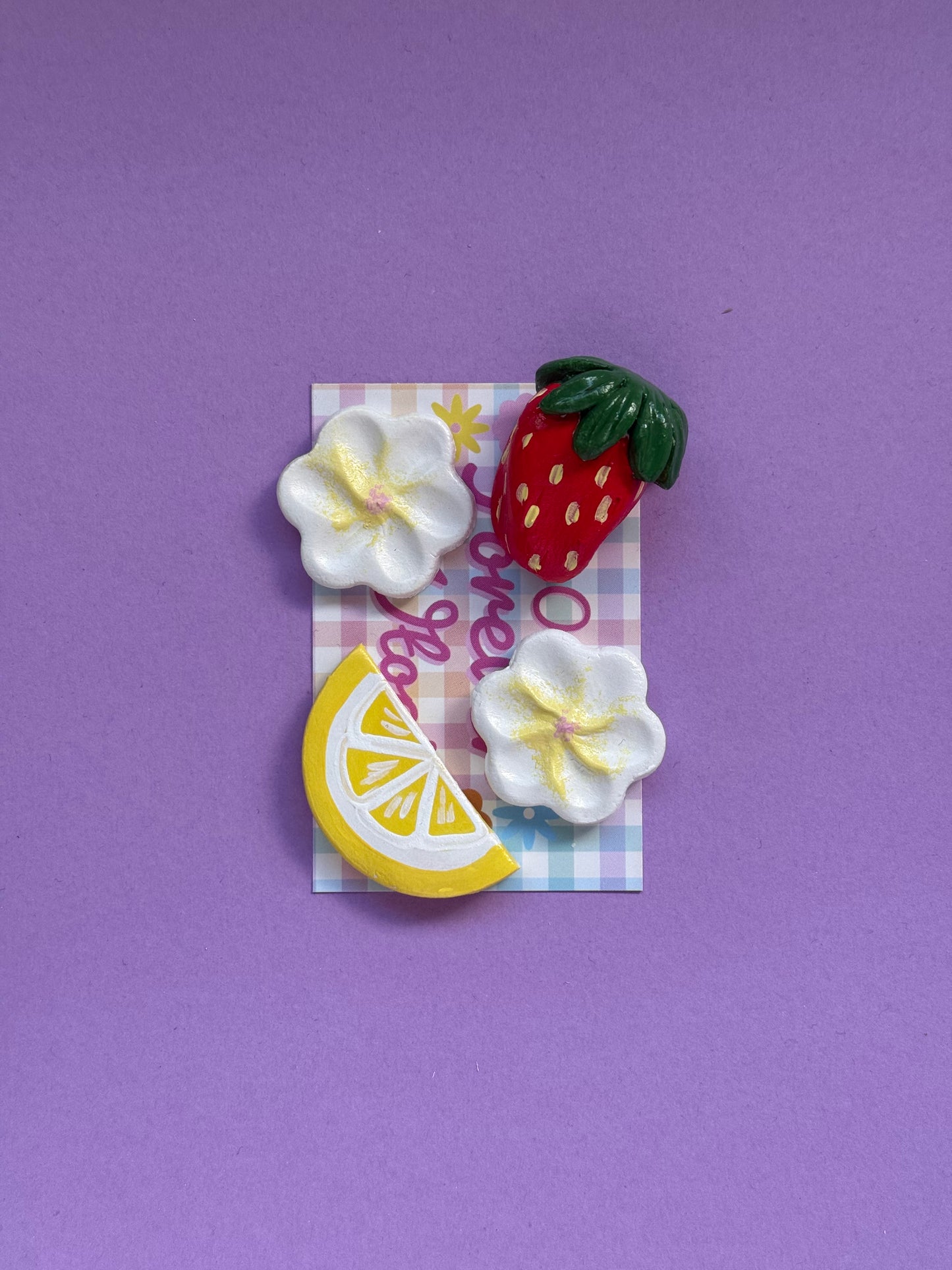 Strawberry Lemonade Magnet Set