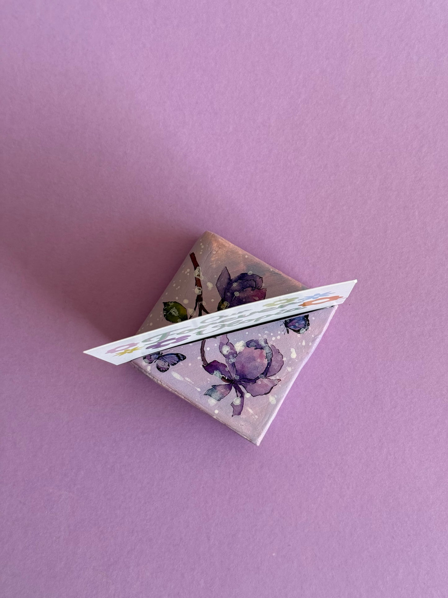 Lilac Flower Book Photo Holder