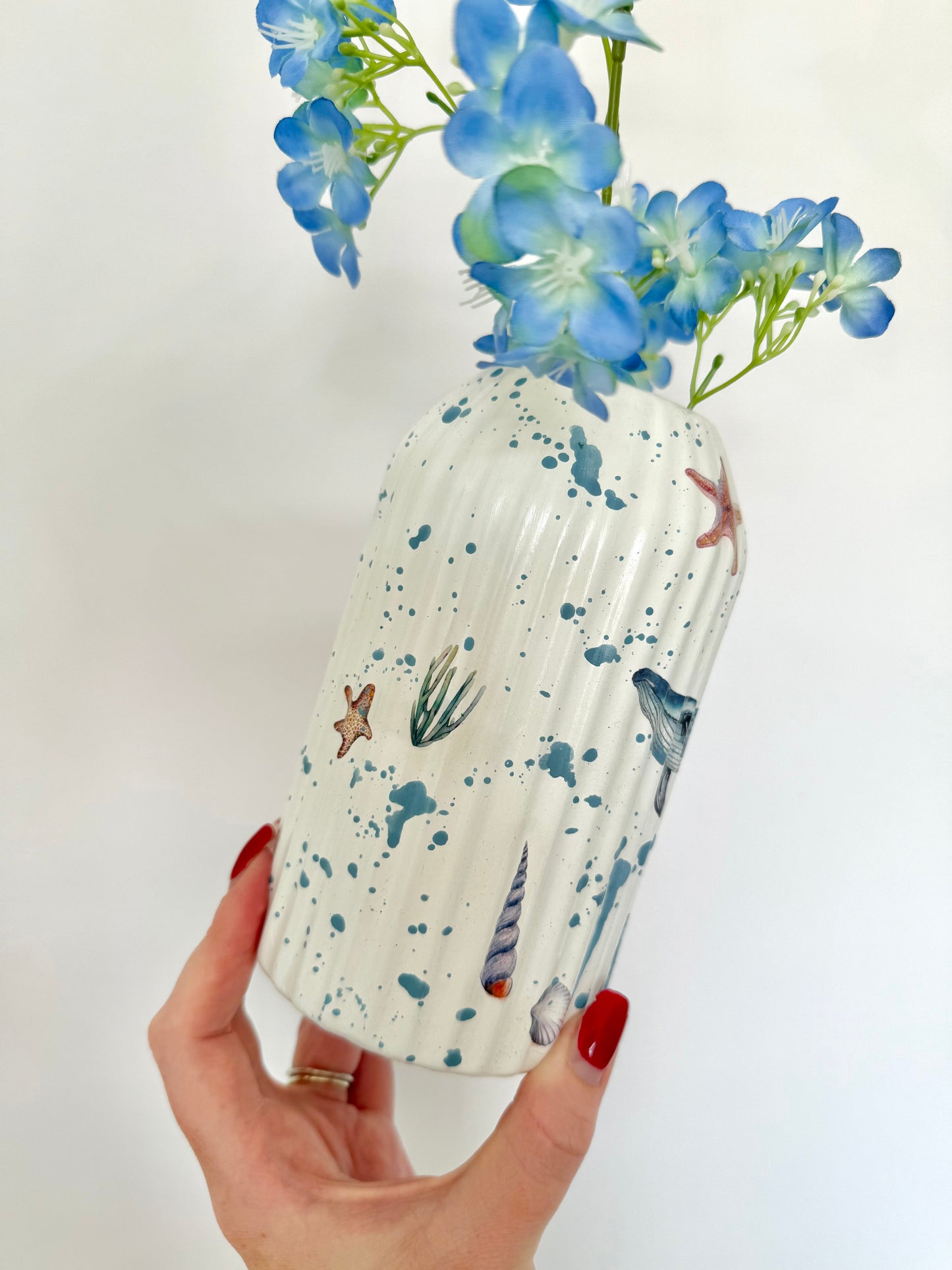 Sea life Ceramic Vase