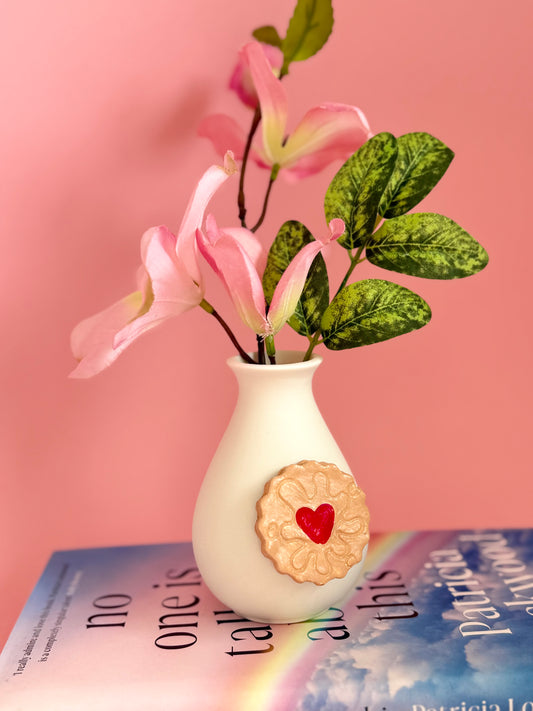 Jammy Biscuit Mini Bud Ceramic Vase