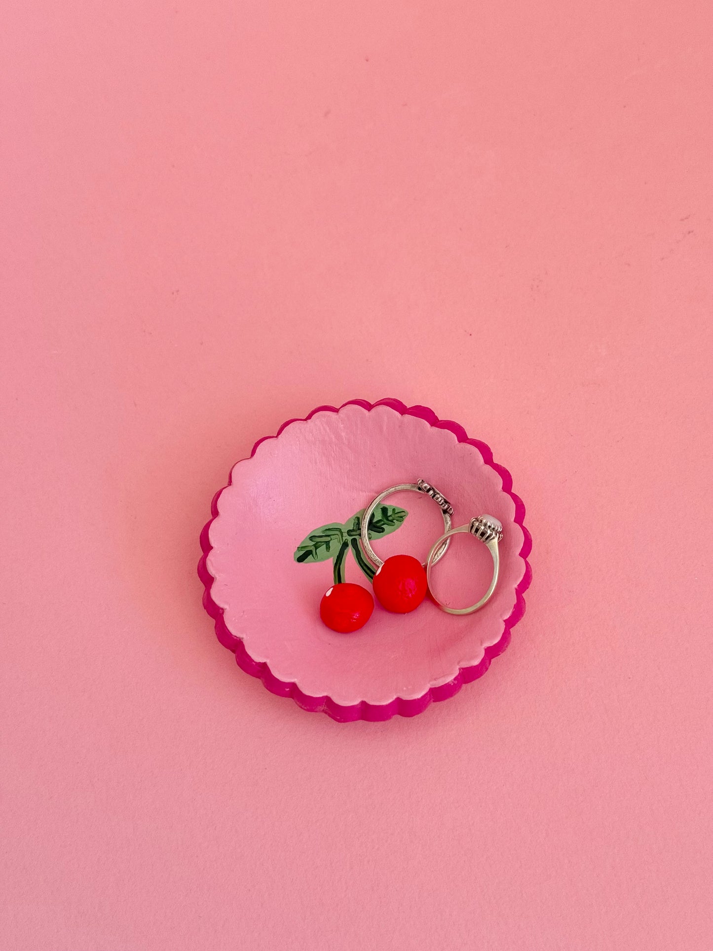 Cherry Ring Dish Handmade