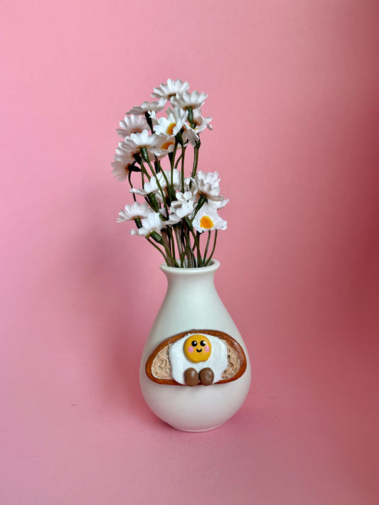Egg on Sourdough Toast Buddy Vase
