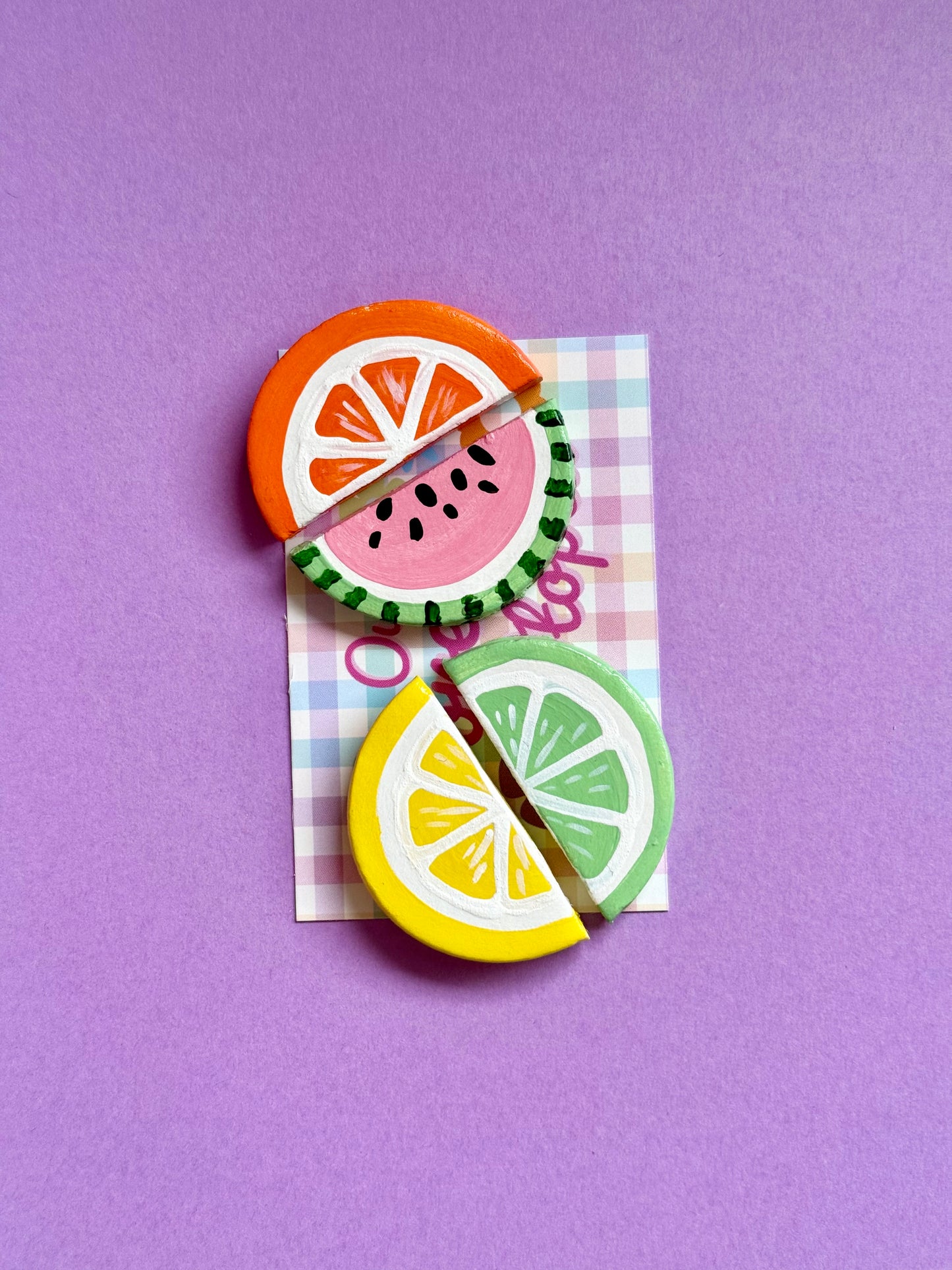 Fruit Slices Magnet Set