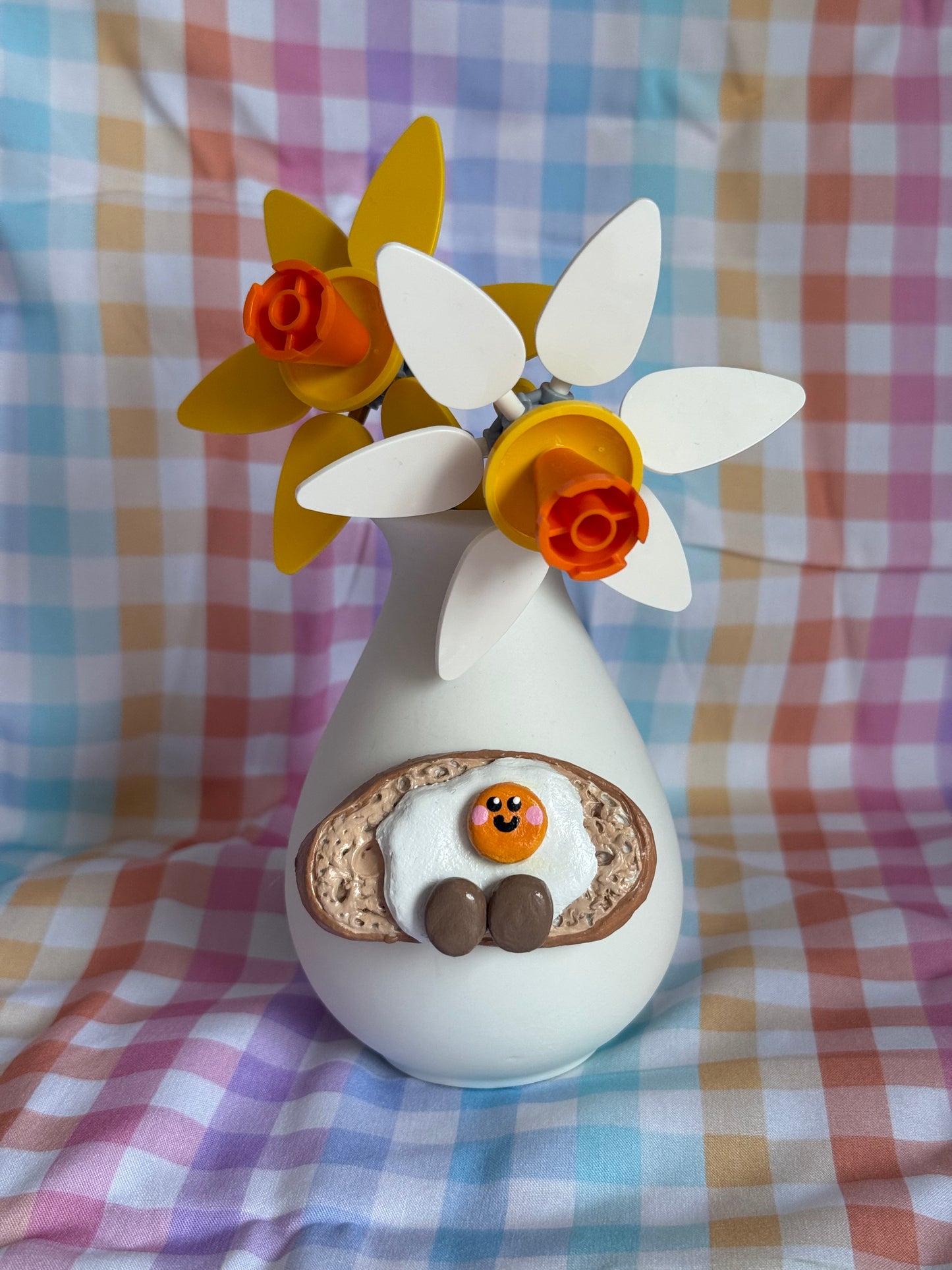 Egg on Sourdough Toast BUDdy Vase