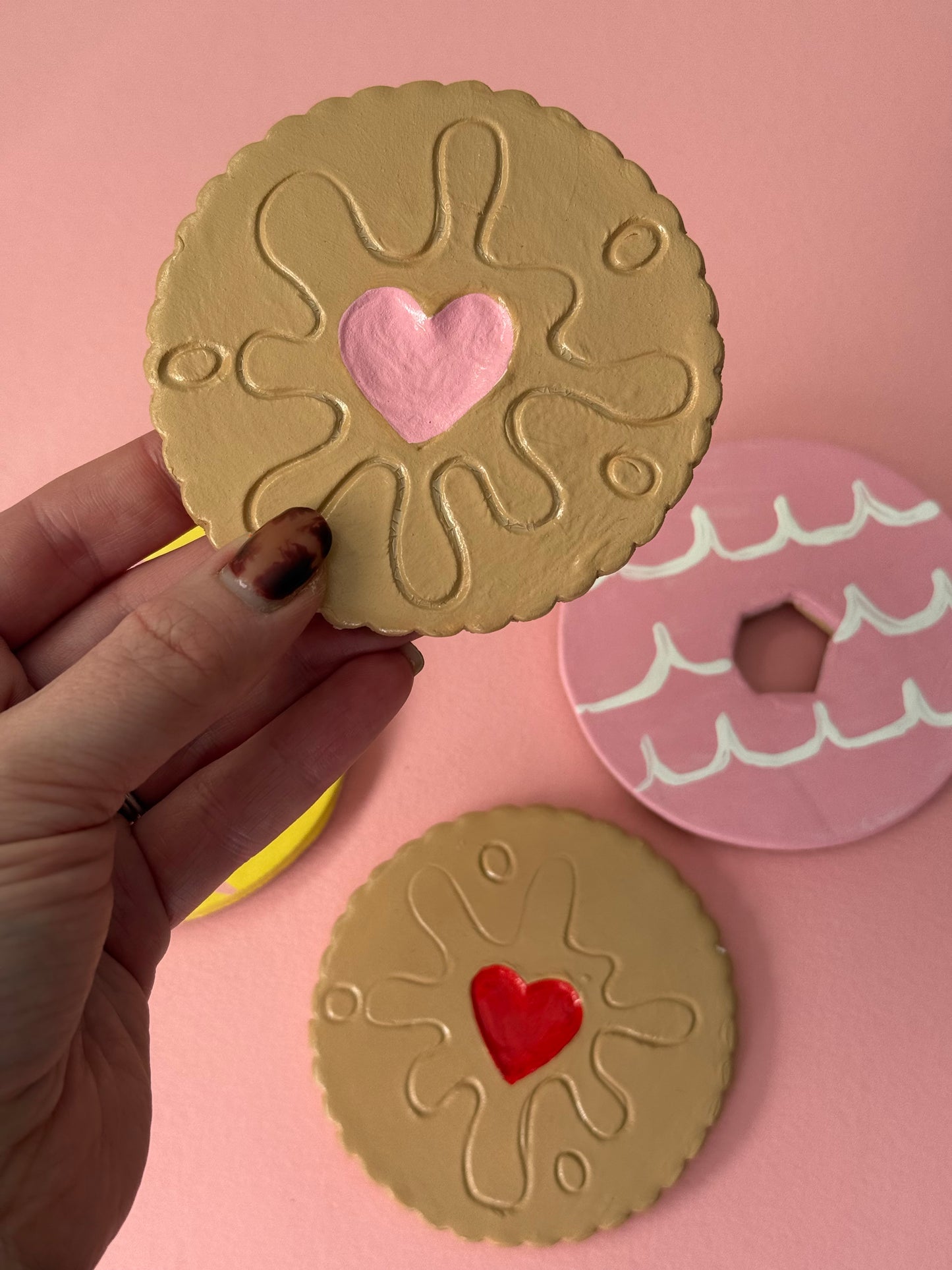 MADE TO ORDER Biscuit Coaster Handmade