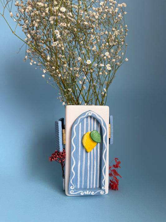 Greek House Interactive Ceramic Vase