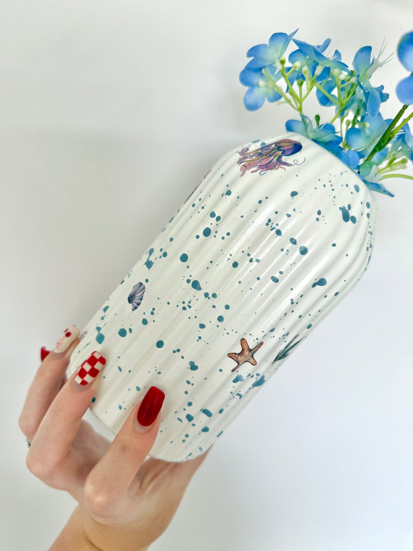 Sea life Ceramic Vase