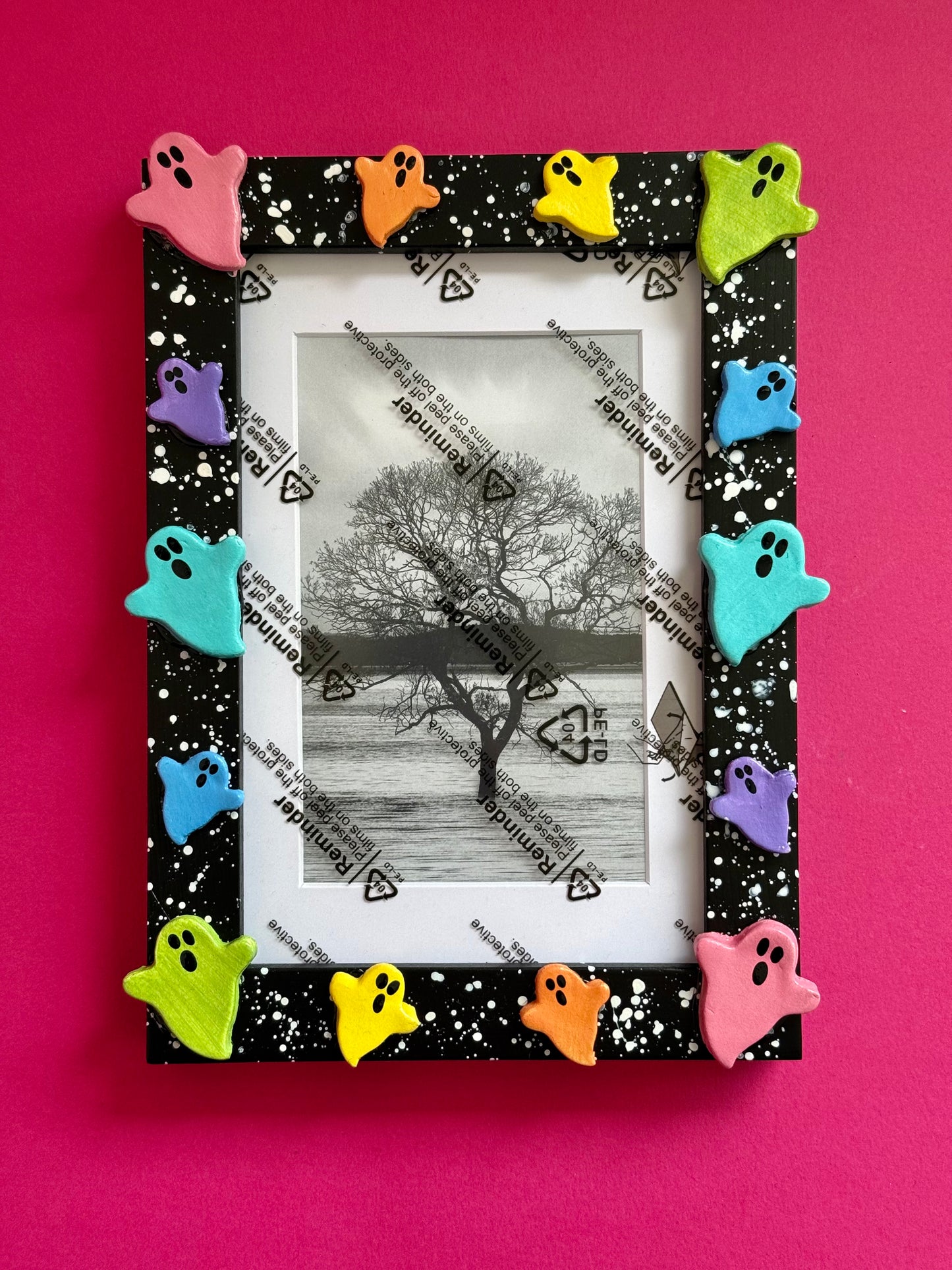 Rainbow Ghost Photo Frame