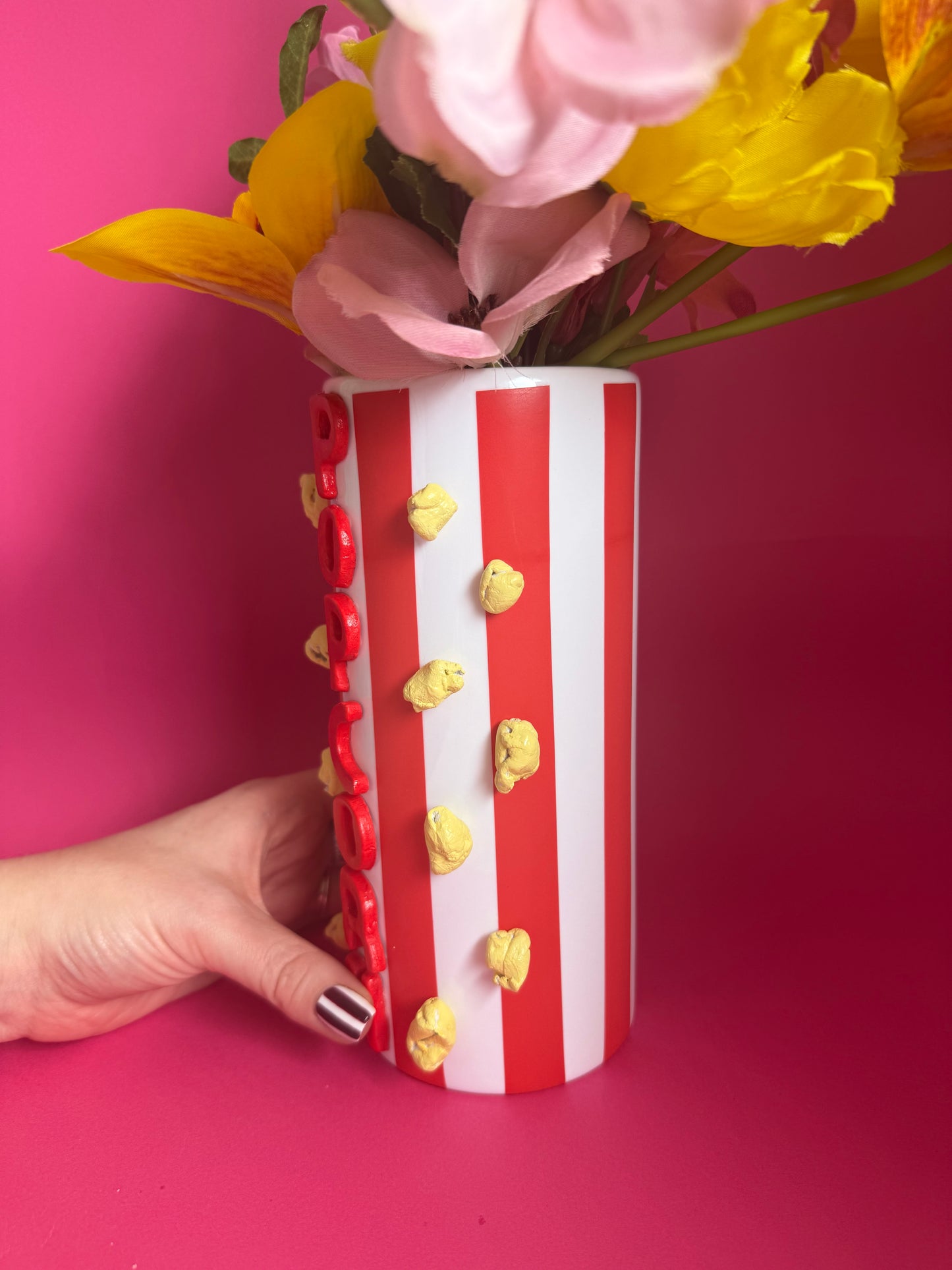 Popcorn Ceramic Vase