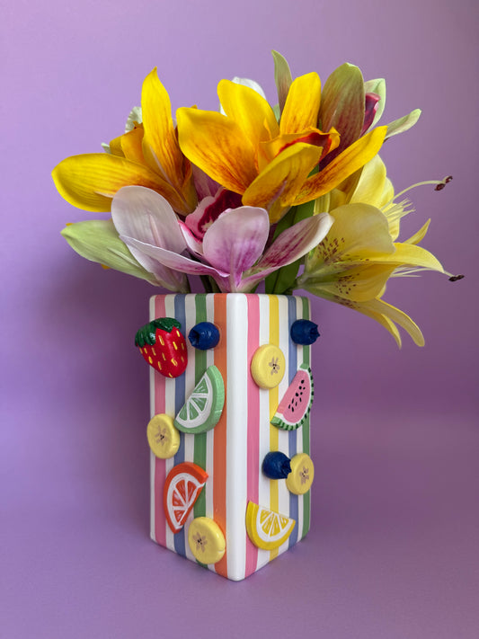 Fruit Smoothie Ceramic Vase