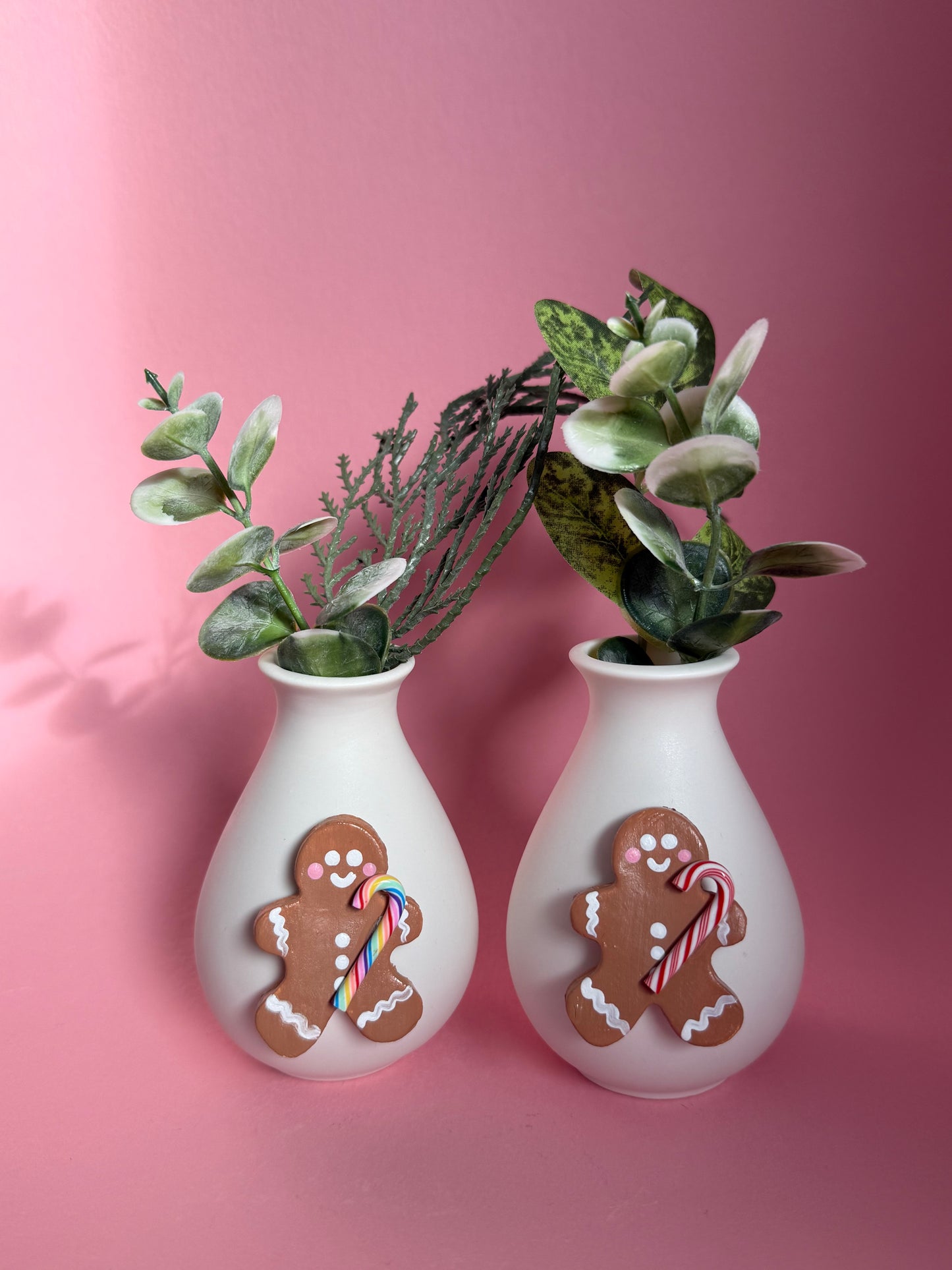 Gingerbread Mini Bud Ceramic Vase