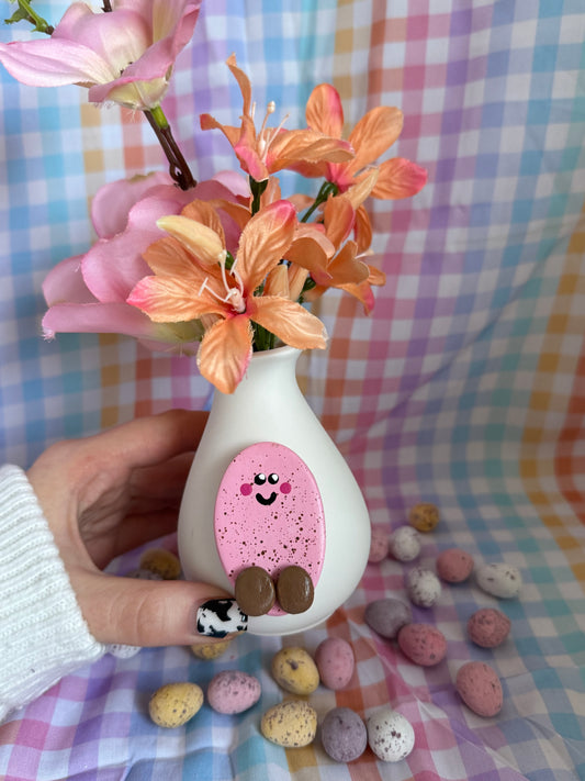 Pink Mini Egg BUDdy Vase