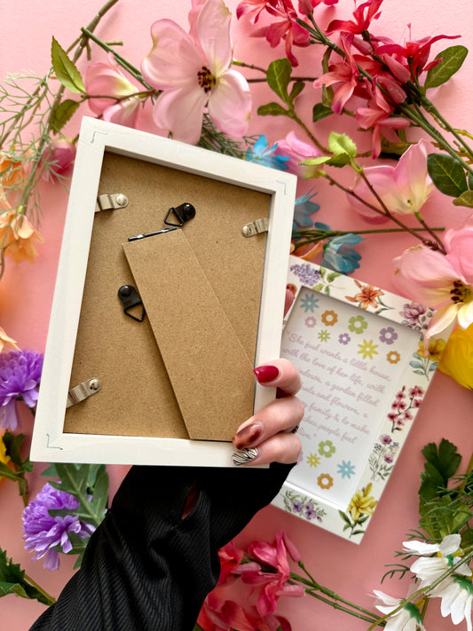 Floral Photo Frame A6