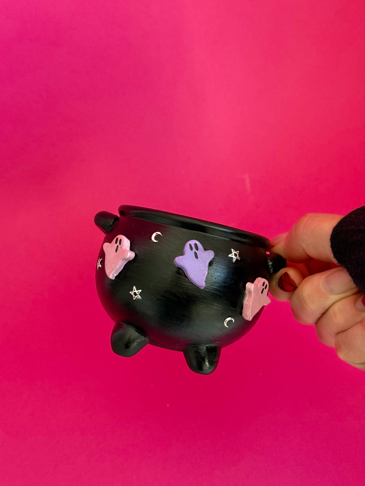 Witchy Ghost Trinket Cauldron