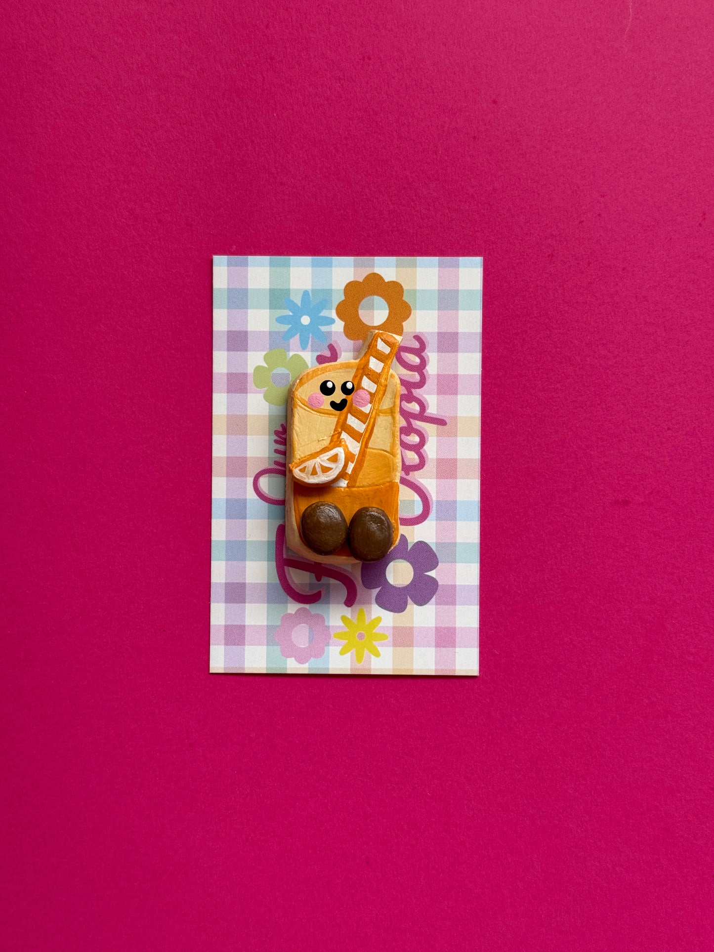 Orange Juice Magnet