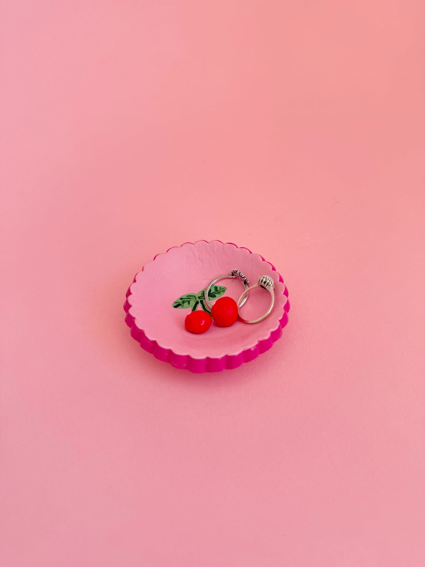 Cherry Ring Dish Handmade
