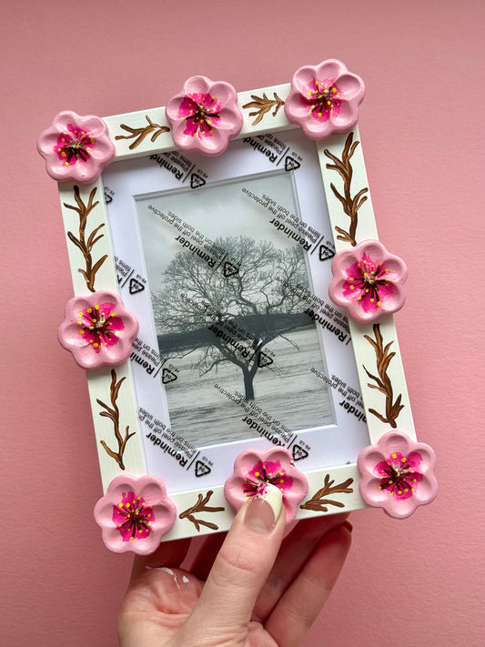 Cherry Blossom Photo Frame A6